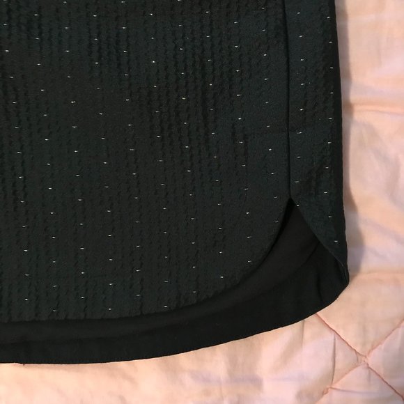 Madewell black skirt with gold flecks - Picture 2 of 3